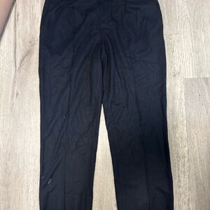 Vince Black Trousers ankle Straight-Leg